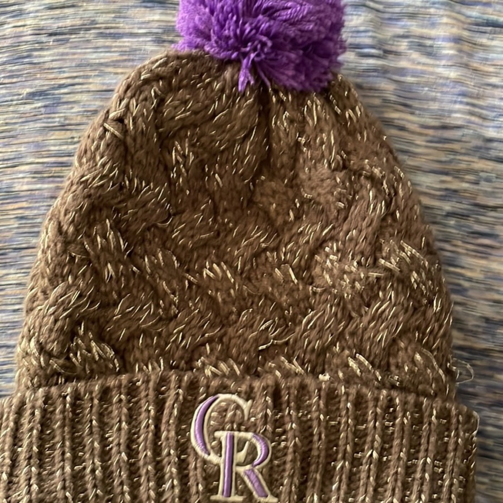 Brand new Rockies beanie